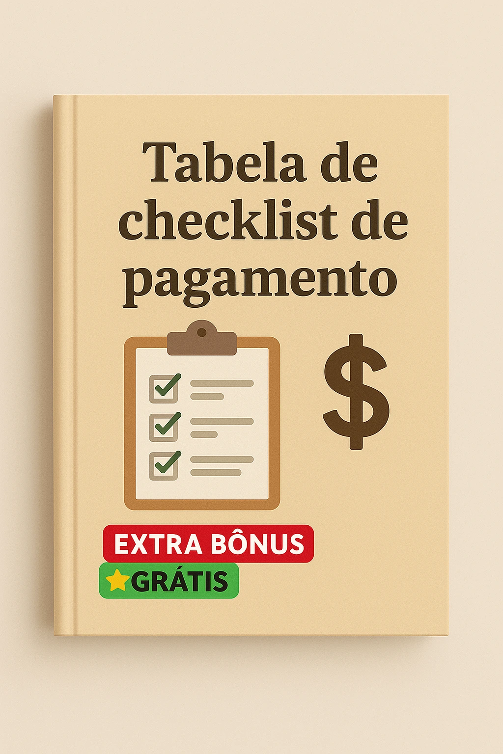 Bônus 2 - Tabela de pagamento